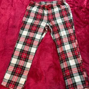 Plaid pajama pants